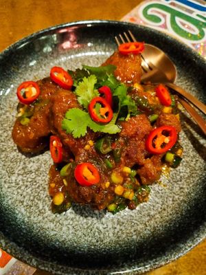 cauli manchurian at Fook Shing in Kyneton