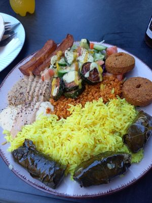 Vegan Teller at Ibras in Dresden