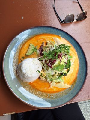 Red curry at Hanoi Deli in Dresden