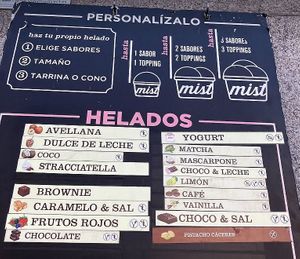 Their vegan range is labeled with the V :) at Mistura - Toledo in Madrid