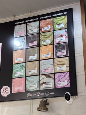 vegan options labelled at Mistura - Toledo in Madrid