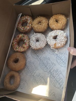 Vegan donuts at Jack's Donuts in Greenwood