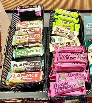 Vegan bars  at Le Quai Steffen in Luxembourg City