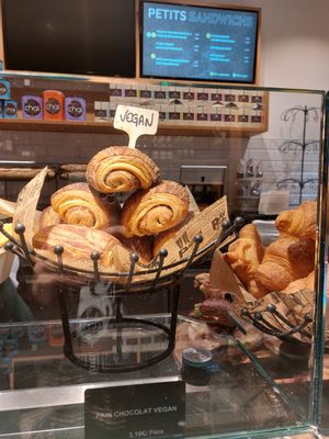 Pain au chocolate at Le Quai Steffen in Luxembourg City