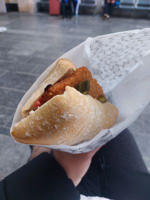 Sandes vegan at Le Quai Steffen in Luxembourg City