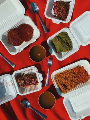 Vegan delivery at Nova Stolova in Minsk