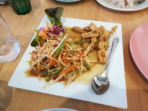 Somtam (Green Papaya Salad) at Healthy Thai in East Victoria Park