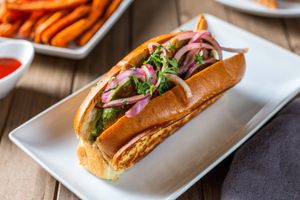 Rolls: Samosa roll at Bombay (Wraps) Eats - Loop in Chicago