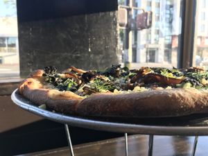 Truffle Mushroom pizza  at The King's Feet in Berkeley