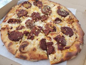 Pepperoni Pizza at The King's Feet in Berkeley