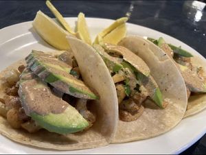 Vegan cauliflower tacos   at Gloria's Corner Cafe in Moab