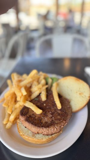 Beyond burger  at Gloria's Corner Cafe in Moab