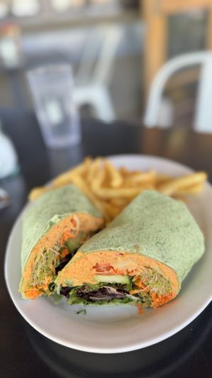Hummus wrap  at Gloria's Corner Cafe in Moab