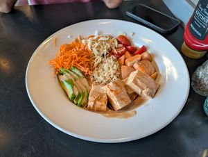 Rainbow bowl at Gloria's Corner Cafe in Moab