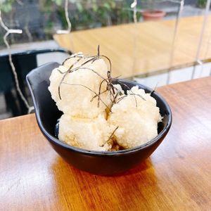 Agedashi tofu- vegan at SoFood 尚素 in Northeast Singapore