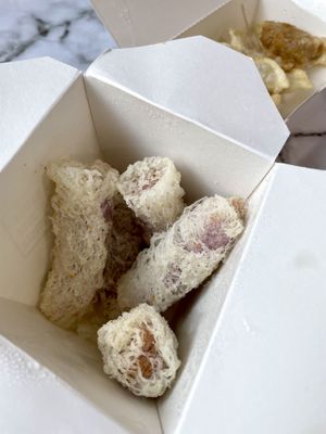 yam roll at SoFood 尚素 in Northeast Singapore