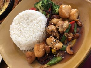 Kung Poh monkey head mushrooms   at SoFood 尚素 in Northeast Singapore