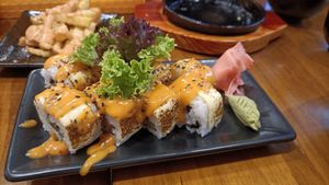 Spicy mayo cheese maki at SoFood 尚素 in Northeast Singapore