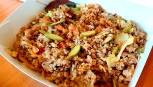Petai fried rice  at SoFood 尚素 in Northeast Singapore