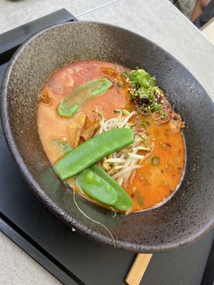 vegan Spicy Miso Ramen  at Miyako Ramen in Linz