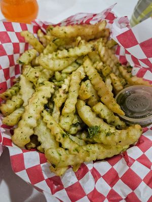 Chimichurri fries at Rocoto Peruvian Kitchen in Portland
