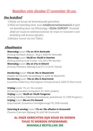 Afhaalpunten at Taverne Charmant in Gronsveld