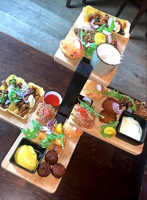Vegan Tapas Tower at Taverne Charmant in Gronsveld