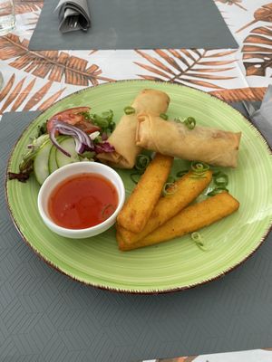 Voorgerecht Loempia’s  at Taverne Charmant in Gronsveld