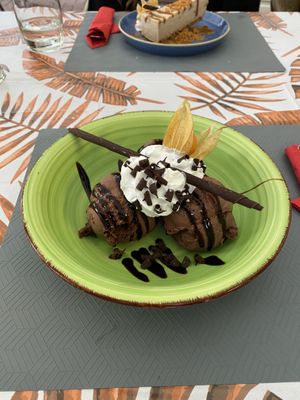 Dessert at Taverne Charmant in Gronsveld