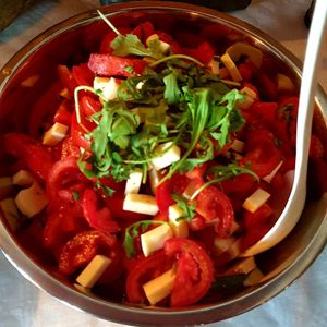 Salad at Taverne Charmant in Gronsveld