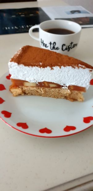 Apfel-Zimt-Torte vegan at Albatros in Hamburg