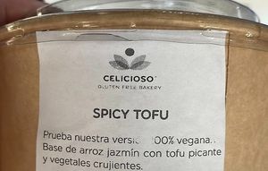 Vegan bowl at Celicioso Retiro in Madrid