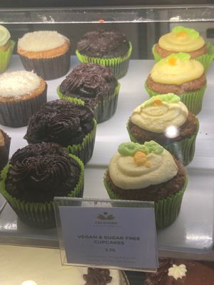 Vegan cupcakes at Celicioso Retiro in Madrid