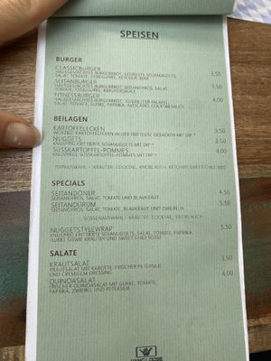 Menu  at Hang Loose Bar in Rosenheim