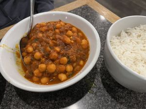 Chana masala  at Bawarchi in Brandon