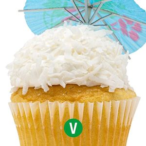Vegan Piña Colada Cupcake at Patty's Cakes and Desserts in Fullerton