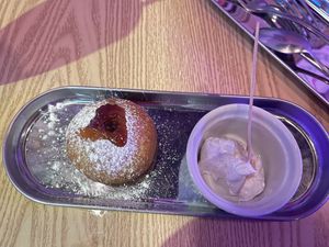 Doughnut with cream  #Veganuary at Big Dill in Hong Kong Island