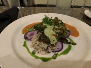 Black bean tempeh  at Wild Sage in Spokane