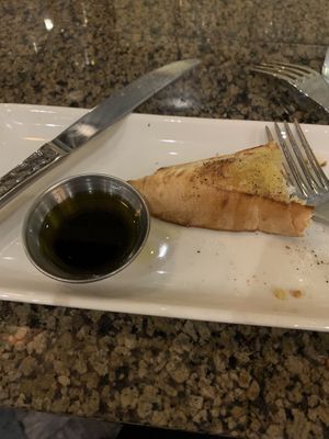 Vegan bread and olive oil   at Wild Sage in Spokane