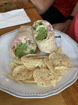 Falafel wrap  at Field of Greens in West Palm Beach