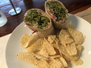 Falafel Wrap at Field of Greens in West Palm Beach