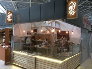 The market stall at Zrno Ra in Belgrade