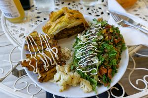 Vegan wellington at Maison Sukoon in Paris