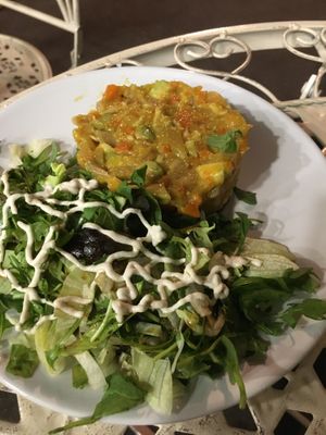 Avocado mango tartar #Veganuary at Maison Sukoon in Paris