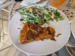 Quiche at Maison Sukoon in Paris