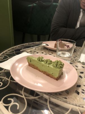 Matcha pie   at Maison Sukoon in Paris
