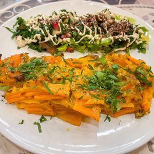 Seasonal gratin  at Maison Sukoon in Paris