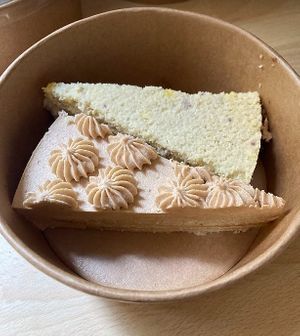 2 of their cheesecakes at Maison Sukoon in Paris