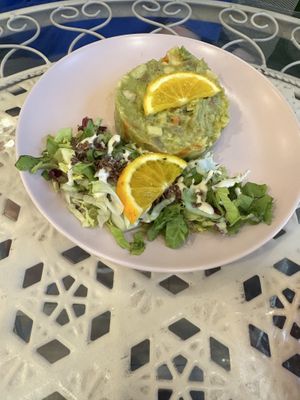Avocado and mango tartare 😋   at Maison Sukoon in Paris
