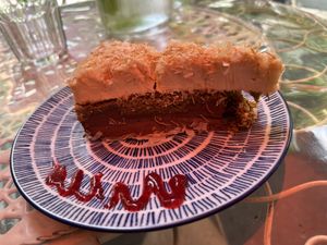 Chocolate cheesecake   at Maison Sukoon in Paris